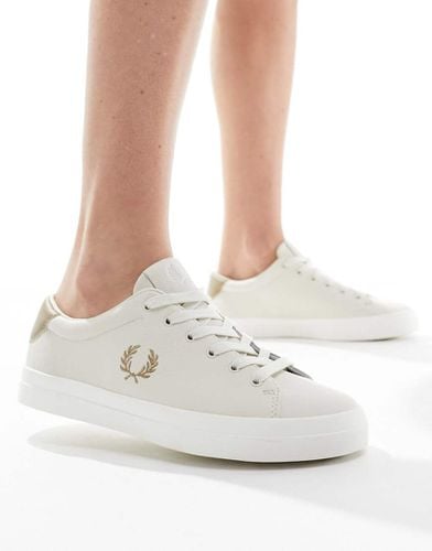 Lottie - Sneakers in pelle color pietra - Fred Perry - Modalova