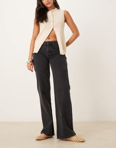 Tenessee - Jean boyfriend taille basse - délavé - Free People - Modalova