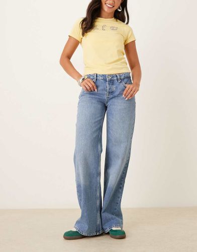 Tenessee - Jean boyfriend taille basse - cowboy - Free People - Modalova
