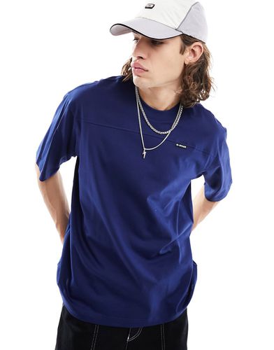 T-shirt oversize blu intenso con base squadrata - G-Star - Modalova