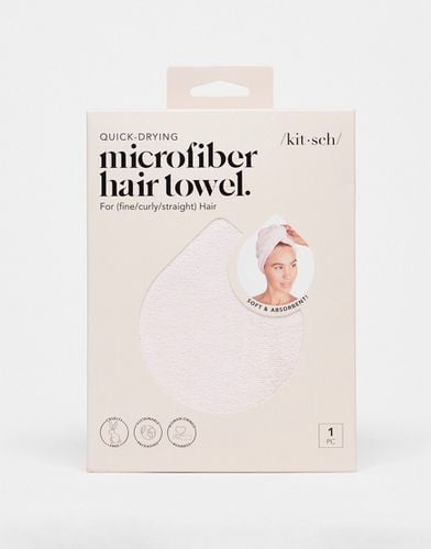 Asciugamano in microfibra per capelli - Cipria - Kitsch - Modalova