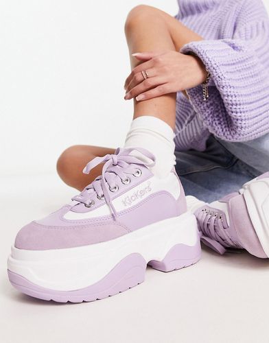 Kade Lo - Sneakers basse lilla con suola platform - In esclusiva per ASOS - Kickers - Modalova
