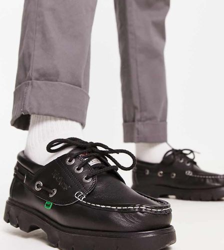 Lennon - Scarpe da barca nere - In esclusiva per ASOS - Kickers - Modalova