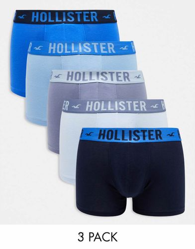 Confezione da 5 boxer aderenti - Hollister - Modalova