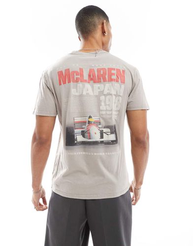 F1 Japan - T-shirt grigia con stampa sul retro - Hollister - Modalova