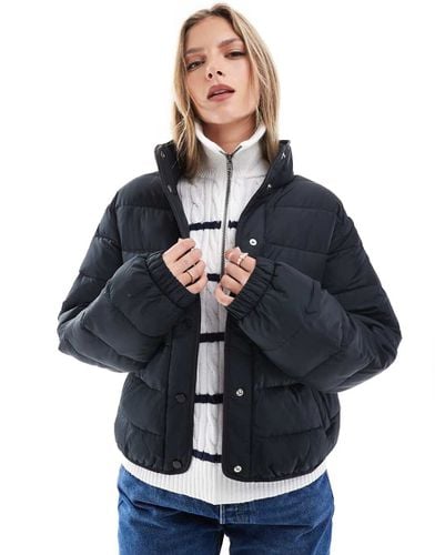 Giacca oversize imbottita leggera nera - Hollister - Modalova