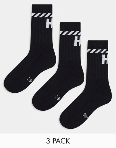 Confezione da 3 paia di calzini neri sportivi - Helly Hansen - Modalova
