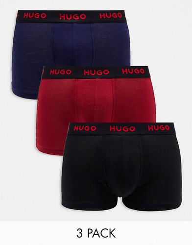 HUGO - Bodywear - Confezione da 3 boxer aderenti - Hugo Red - Modalova