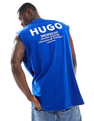 HUGO - Top senza maniche oversize - Hugo Blue - Modalova