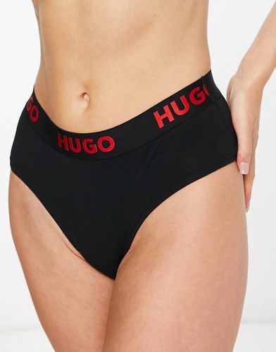 HUGO - Slip in cotone nero con logo - Hugo Red - Modalova