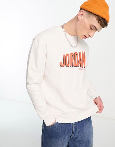 Felpa bianca con logo - Jordan - Modalova