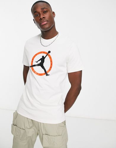 T-shirt bianca con logo Jumpman al centro - Jordan - Modalova