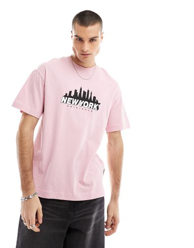 T-shirt con stampa New York - Jack & Jones - Modalova