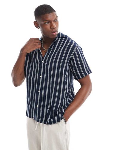 Camicia a righe con colletto - Jack & Jones - Modalova