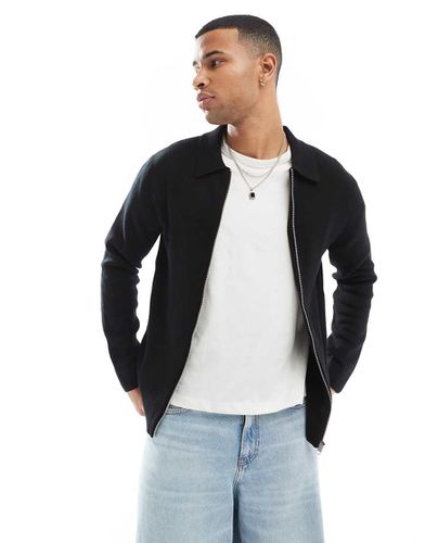 Cardigan con zip e colletto - Jack & Jones - Modalova