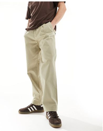 Chino ampi beige con vita elasticizzata - Jack & Jones - Modalova