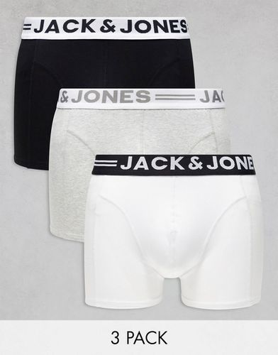 Confezione da 3 boxer aderenti multi - Jack & Jones - Modalova