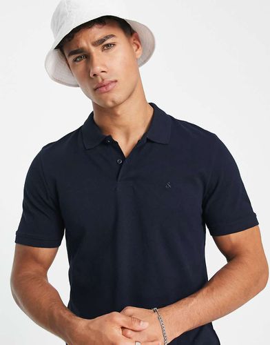 Essentials - Polo con logo slim in piqué - Jack & Jones - Modalova