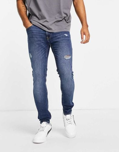 Intelligence - Liam - Jeans skinny con abrasioni - Jack & Jones - Modalova