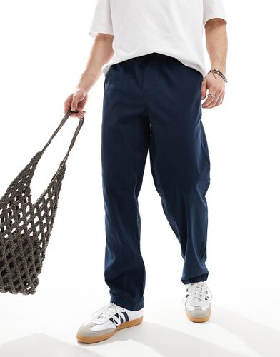 Pantaloni ampi in lino con coulisse in vita - Jack & Jones - Modalova