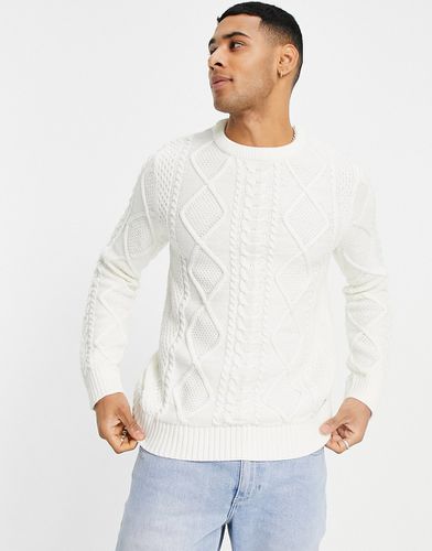 Premium - Maglione lavorato a trecce - Jack & Jones - Modalova