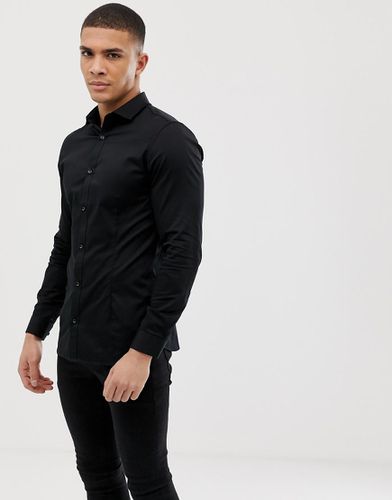 Premium - Camicia super slim stretch elegante nera - Jack & Jones - Modalova