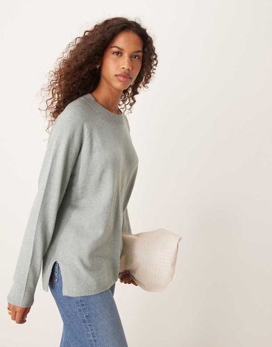 Maglione con scollo rotondo azzurro - JDY - Modalova