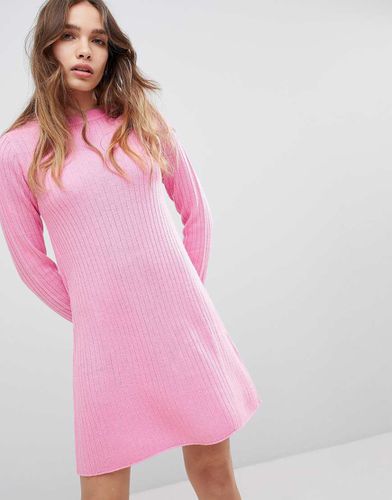 JDY - Vestito maglia a coste-Rosa - JDY - Modalova