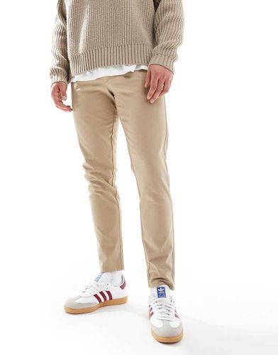 JJ Rebel - Chino slim beige-Neutro - JJ Rebel - Modalova