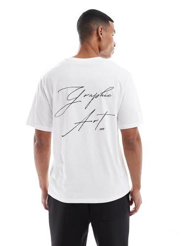 T-shirt avec imprimé au dos - Jj Rebel - Modalova