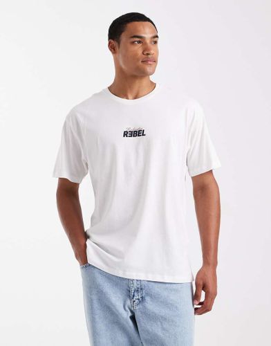 T-shirt oversize à imprimé Eclectic au dos - Jj Rebel - Modalova