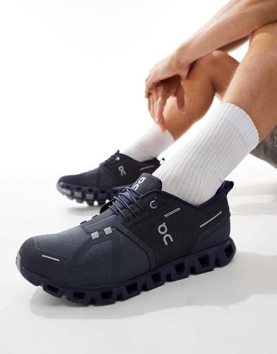 ON - Cloud 5 All Day - Sneakers impermeabili nere e blu navy - On Running - Modalova