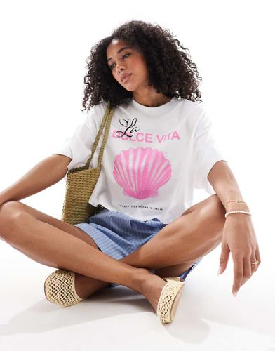 T-shirt crop top à imprimé Dolce Vita - Only - Modalova