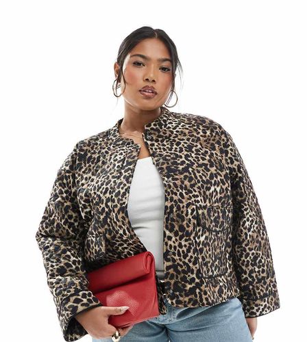 Veste matelassée - Imprimé animal - Only Curve - Modalova