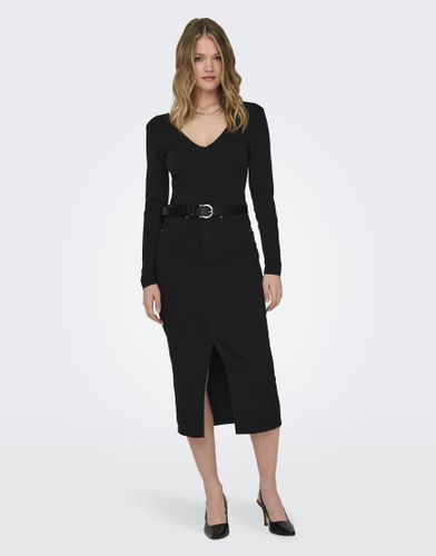 ONLY - Jupe en denim - Noir - Only - Modalova