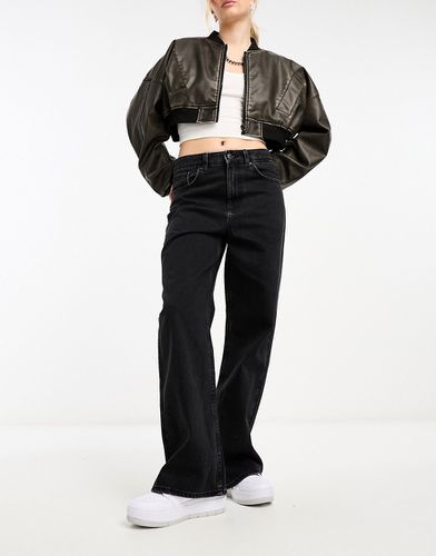 Maisie - Jeans a fondo ampio a vita bassa slavato - ONLY - Modalova