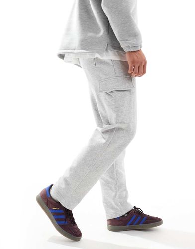 Joggers cargo dritti grigio chiaro mélange - ONLY & SONS - Modalova