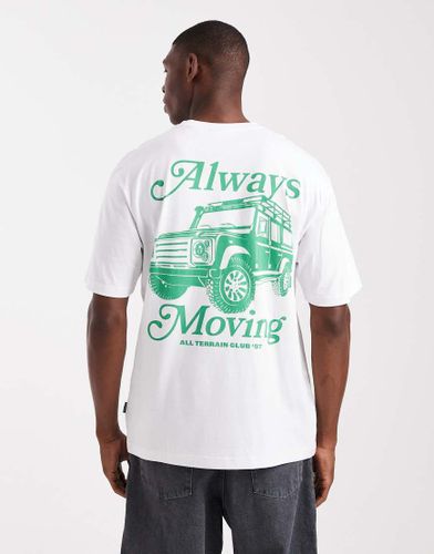T-shirt décontracté avec imprimé Moving au dos - Only & Sons - Modalova