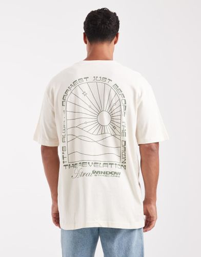 T-shirt décontracté avec imprimé Astra au dos - Only & Sons - Modalova