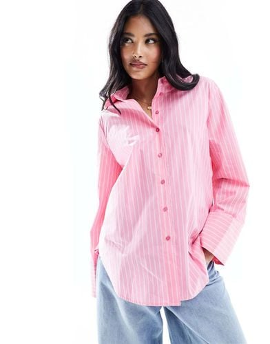 Camicia oversize a righe - Object - Modalova