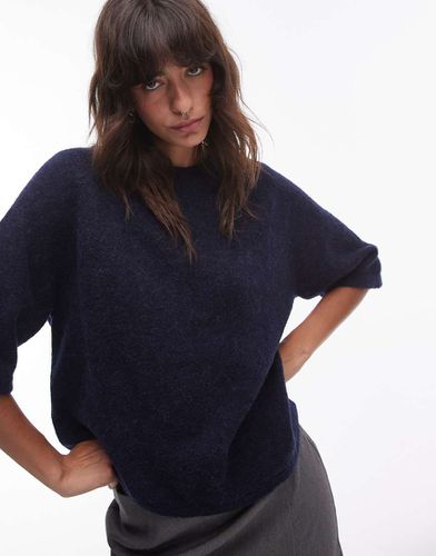 Maglione a maniche corte in maglia di alpaca - In esclusiva per ASOS - Other Stories - Modalova