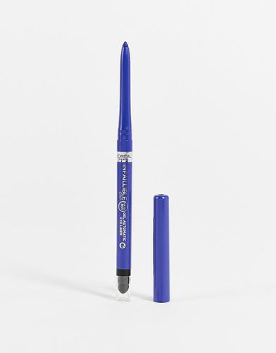 Paris - Infallible Grip - Eyeliner in gel con durata di 36 ore, colore elettrico - L'Oreal - Modalova