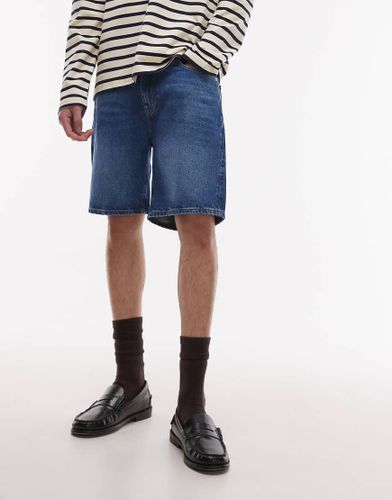 Short en jean - délavé foncé - Lacoste - Modalova