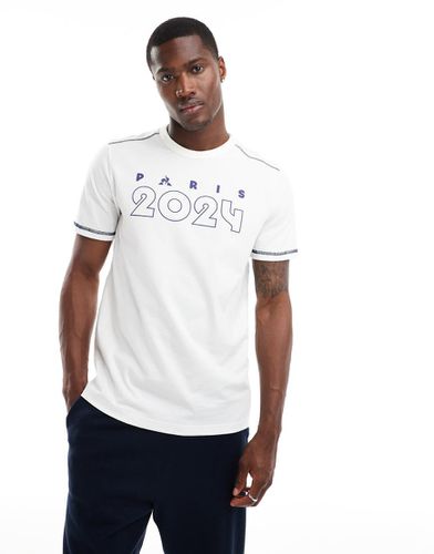 Olimpiadi Parigi 2024 - T-shirt color marshmallow - Le Coq Sportif - Modalova