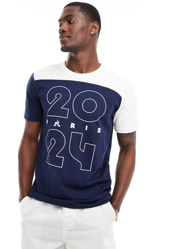 Olimpiadi Parigi 2024 - T-Shirt blu notte - Le Coq Sportif - Modalova