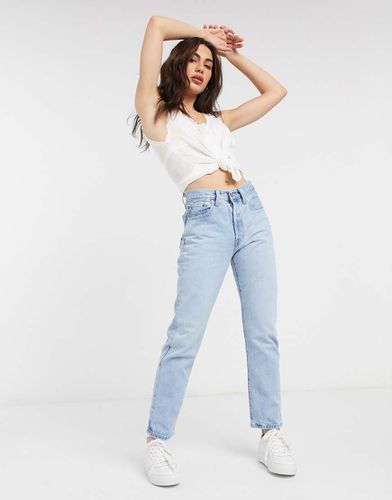 Jeans corti a gamba dritta a vita alta lavaggio medio - Levi's - Modalova