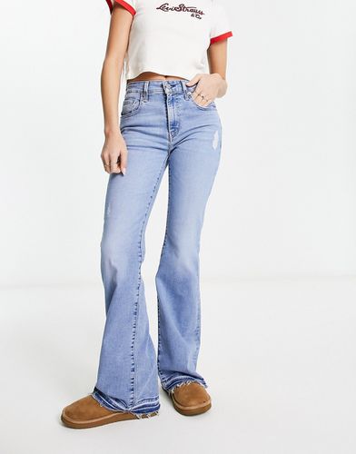 Jeans a zampa a vita alta lavaggio azzurro - Levi's - Modalova