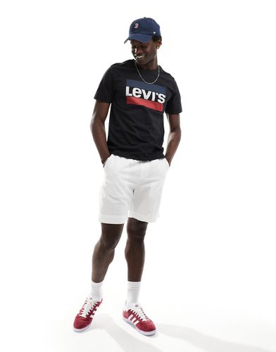 Sportswear - T-shirt nera con logo - Levi's - Modalova