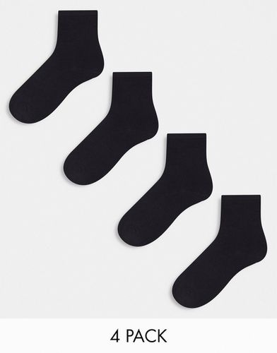 Confezione da 4 paia di calzini neri - Lindex - Modalova