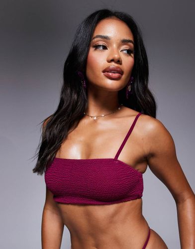 Brassière de bikini effet froissé - Baie - Moda Minx - Modalova